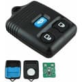 Svart 2 stk Fjernkontrollnøkkel 3 Knapper Erstatning 433MHz For Ford Transit Mk6 2000-2006 Connect 2000-2007..DEBUNS