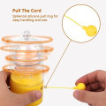 Miniatyrbillede 5 af 5: Æggeskrambler, silikone manuel æggeshaker Golden Egg Yolk Mixer K