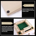 Miniatyrbilde 4 av 4: Deluxe 4-Spillers Shut The Box Trespill - Klassisk Terningspill