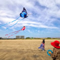 Miniatyrbilde 3 av 5: Sommerfugl-drager for barn og voksne - Enkel å fly, stor enlinjedrager for stranden