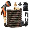 Pocket Hose Copper Bullet Expanderbar Trädgårdsslang Mönster Tum Spray 25 FT Patenterad Blyfri Ultralätt Solid Koppar 25FT 25FT_yux 25FT