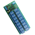 Pikkukuva 5 / 5: DC12V DIN35 C45 Rail Box 16-kanavainen RS485-releemoduuli Modbus RTU UART Styromkopplarkort PLC:lle PTZ-kameramoottorille LED