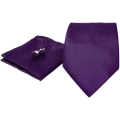 Pikkukuva 3 / 5: TG Pukuvarusteet | Solmio + Taskuliina + Rannekkeet - Violetti monivärinen one size