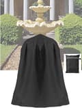 Dustproof and Waterproof Garden Fountain Cover, Durable with Lockable Drawstring for Winter Use
