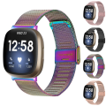 Miniatyrbilde 2 av 4: Fitbit Versa 3 armbånd i rustfritt stål seven colors
