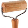 Miniatyrbillede 3 af 5: T-formet kagerulle Professionel massiv træ kagerulle non-stick belagt degrulle til fondant, pizza, kage, pasta og butterdej