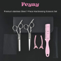 Miniatyrbilde 5 av 5: TG DIY Hårsett - Tynnesaks for frisører - Profesjonelt Barber Sharp Barbersakssett