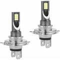 2-pakning H4 LED-frontlykter, 50W/14000LM/IP68 Vanntett Bil LED