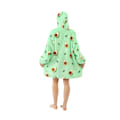 Miniatyrbillede 2 af 4: Tæppe Sweatshirt Tæppe Varm Tyk Hættetrøje Avocado Tæppe