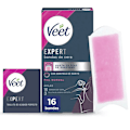 Miniatyrbild 3 av 4: Veet Expert Vaxremsor för Armhålor, Normal Hud, 16 Stycken