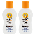Pikkukuva 1 / 5: Malibu Kids Lotion Suojaava Balsami Lapsille Spf50 100Ml X 2 Kpl