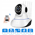 Miniatyrbild 2 av 9: Roterbar Infraröd Kamera Rörelsesensor Wifi Baby Monitor