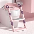 Miniatyrbillede 5 af 10: Børnevenlig Toiletstol Med Justerbar Trin – Kiddistep Pink