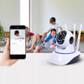 Miniatyrbild 6 av 9: Roterbar Infraröd Kamera Rörelsesensor Wifi Baby Monitor