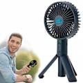 Miniatyrbillede 1 af 10: Bærbar Mini Ventilator Handcolio - Kompakt, Kraftfuld Og Stilfuld