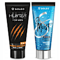 Miniatyrbillede 1 af 3: Soleo Jæger Mænds Bronzepakke - 150Ml Tan Activator & After Sun Lotion