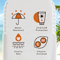 Miniatyrbillede 3 af 5: Malibu Lotion Protection Spf10 Protective Balm 200Ml