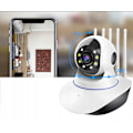 Miniatyrbild 5 av 9: Roterbar Infraröd Kamera Rörelsesensor Wifi Baby Monitor