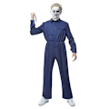 Miniatyrbild 2 av 9: Karnevalsset Michael Myers Halloween Cosplay Kostym Fancy Mask Barn & Vuxna Men S (No Mask）