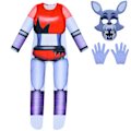 Miniatyrbild 8 av 9: Barn Vuxna Five Nights at Freddy's FNAF Jumpsuit Kostym Party Cosplay Kläder #C 140cm