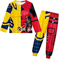 Miniatyrbild 6 av 9: Flickor Pojkar Deadpool Pyjamas Cosplay Wolverine Nattkläder Loungewear Pyjamas Set Wolverine(Top+pant) 120/5-6 Years