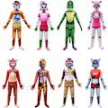 Miniatyrbild 2 av 9: Barn Vuxna Five Nights at Freddy's FNAF Jumpsuit Kostym Party Cosplay Kläder #E 140cm