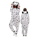 Miniatyrbild 3 av 8: Dalmatinerdräkt för vuxna Pyjamas Maskerad Unisex Jumpsuit Onesie01 Sovkläder M