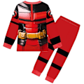 Miniatyrbild 7 av 9: Flickor Pojkar Deadpool Pyjamas Cosplay Wolverine Nattkläder Loungewear Pyjamas Set Wolverine(Top+pant) 120/5-6 Years