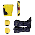 Miniatyrbild 5 av 9: Deadpool 3 Wolverine Logan Cosplay kostym Gula byxor med knäskydd set Men M