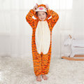 Miniatyrbild 3 av 9: Tigger Djurpyjamas för Barn Tecknad Sovkläder Party Cosplay Kostym Set Vuxen M