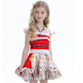 Miniatyrbild 6 av 9: Moana Prinsessa Flickor Utklädnings Cosplay Födelsedagsfest Kostym Klänningar Only Dress 2-3 Years(90cm)