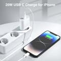 Miniatyrbild 4 av 7: 20W 2-pack USB-C snabbladdare, USB-C Type-C väggadapter