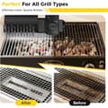 Miniatyrbilde 5 av 5: Elektrisk roterende grillbørste for utendørsgrill, 3-hastighetskontroll, 304 rustfri BBQ-grillbørste uten børster som faller av, 90 minutter forlenget