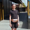 Unisex midjeväska, pengabälte, plånbok, stöldskyddad säkerhetsväska, vardaglig midjeväska (mage)
