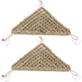 Reptile Bearded Dragon Lizard Hammock Reptile Bed Hermit Crab Climbing Accessories 2 Pcs