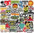 Skateboard Stickers Pack Coola Dekaler 100 st för Bärbara Datorer Tonåringar Sti