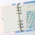 Miniatyrbild 5 av 5: Multicolor Rainbow Shaped Loose Leaf Hole Reinforcement Labels R