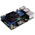 Raspberry Pi 4 Model B/3B+ med OLED og 802.3af PoE nettverksutvidelseskort
