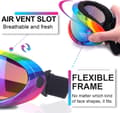 Miniatyrbilde 2 av 5: Skibriller, 2-pakning - Svart Multicolor/Regnbue Multicolor, Snø