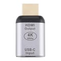 Miniatyrbillede 2 af 5: 4K 60Hz USB 3.1 Type C Hun til HDMI Han Adapter Konverter til Macbook Chromebook Pixel