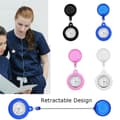 Retractable Nurse Watch Pocket Watch - High Quality White White white white