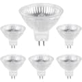 Halogen Bulb GU5.3 50W 220V, 680lm Warm White 2700K Dimmable, MR16 Halogen Spotlight Bulb, 6-pack