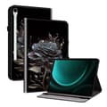 Tabletetui i læder med krystaltekstur - Perfekt til Samsung Galaxy Tab S9 / S9 FE For Samsung Galaxy Tab S9 / S9 FE