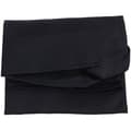 Miniatyrbild 3 av 5: Black Half Apron Women's Waitress with 2 Bar Pockets Short Waist Solid Color