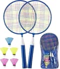 Miniatyrbillede 1 af 5: 1 par badmintonketsjer til børn Badmintonsæt til børn Nylonlegering Letvægtsketsjer til børn, Begyndere, Indendørs- og udendørssporter