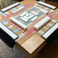 Miniatyrbillede 7 af 8: Kortholder til bord, foldbar kortholdermåtte bærbar kortholder til brætspil foldbare kortbord måtte foldbart brætspil 1 stk.-B 1Pc-B