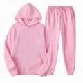 Træningssæt med hættetrøje og løbesnor til jogging Pink S Pink S