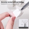 Miniatyrbillede 3 af 8: 20/50 stk. Beancurd Cube Gradient Nails Svampe Nail Gel Patting Silver Clip
