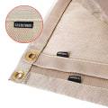 Miniatyrbilde 4 av 8: Outdoor Camping Brannsikker Klut BBQ Glassfiber Brannteppe Ins 100x80