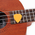 Miniatyrbild 6 av 8: 100 st ABS akustisk ukulele bas elektriska gitarrspel Plectrum 100pcs